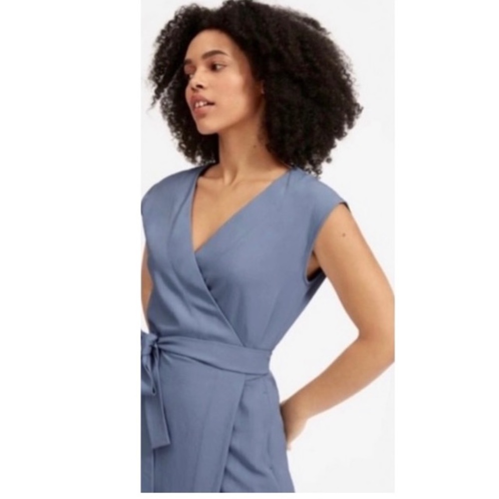 Everlane GoWeave Sleeveless Wrap Dress